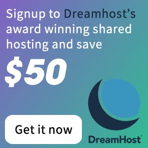 Dreamhost $50 off