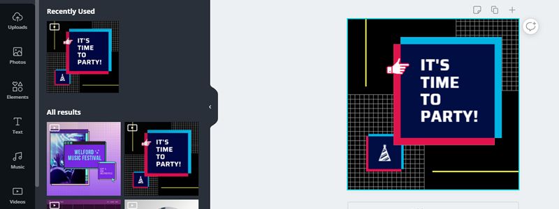 Canva online video editing